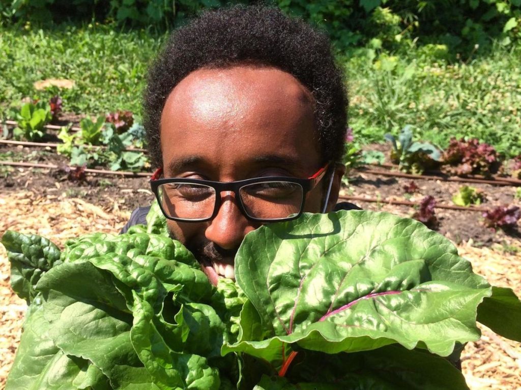 185 pounds of fresh produce from the farm was given to our community last week!